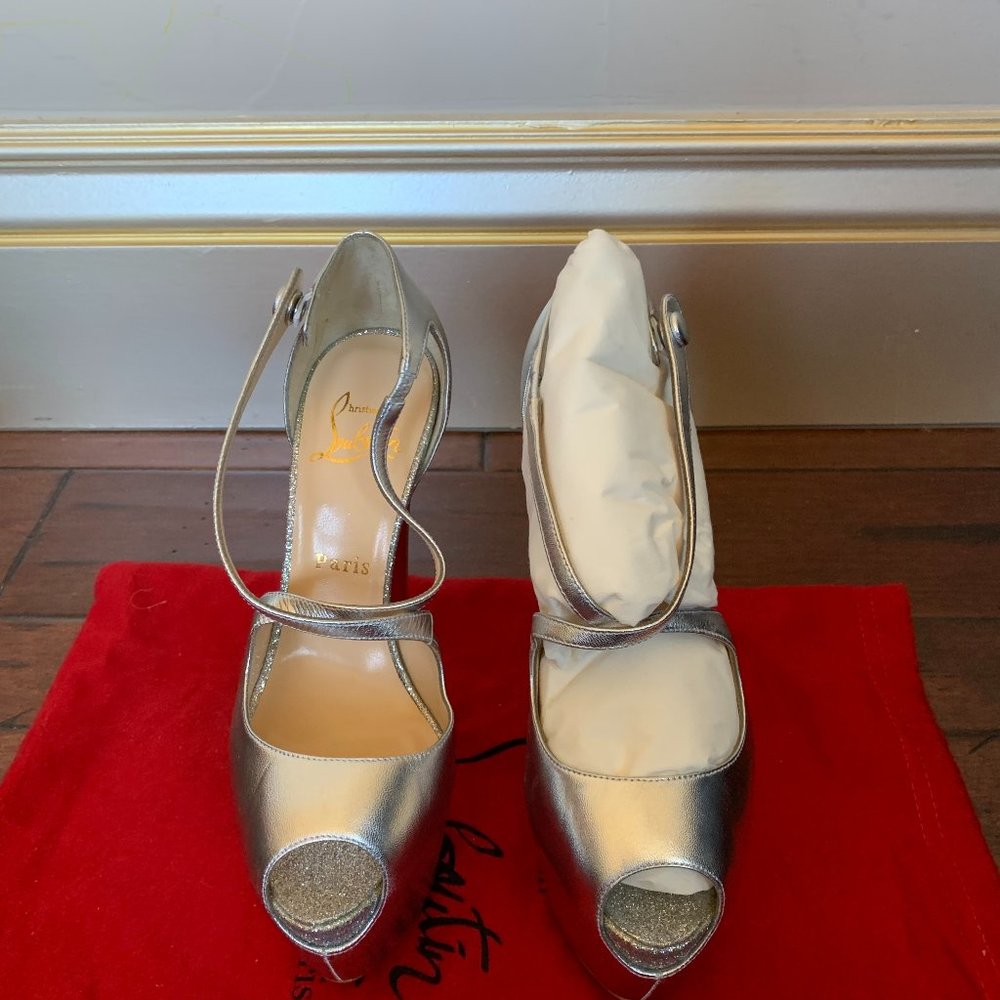 Silver Louboutins